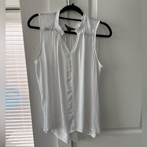 White Sleeveless Top